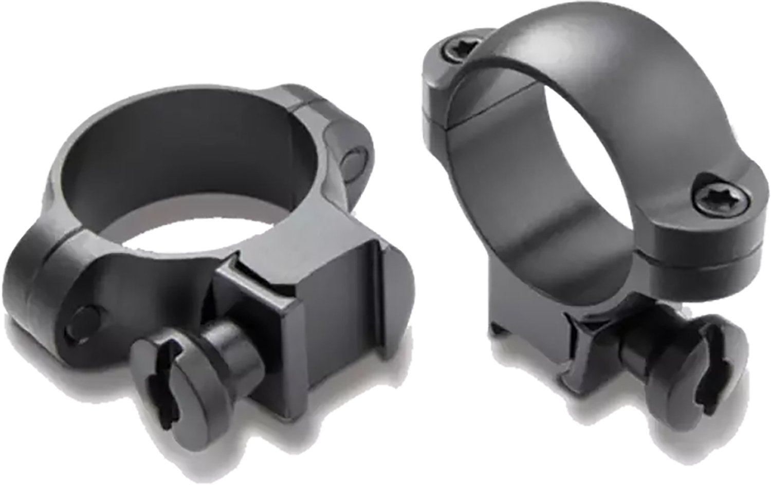 Burris 420073 Deluxe 1 In High Steel Rings Black Gloss for .22 Rimfire - Burris Optics - 1"