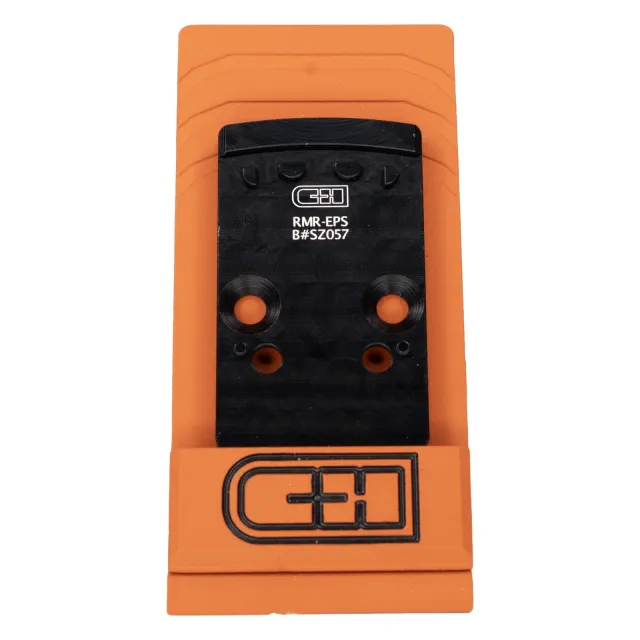 C&H Precision RMR-EPS V4 Optic Mount Plate, Anodized Black, 6061 Aluminum - C&H Precision