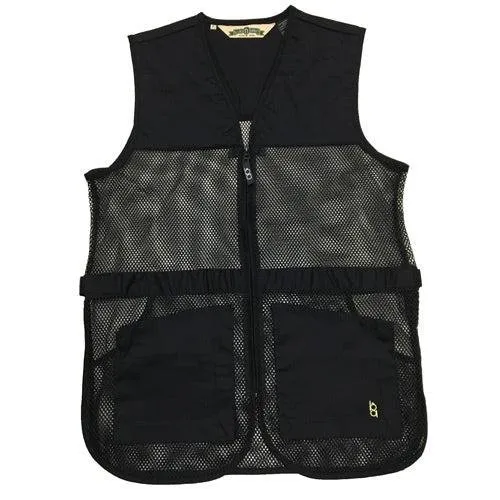 Bob Allen 21483 Full Mesh Dual Pad Shooting Vest Black 2XL - Outdoor Edge
