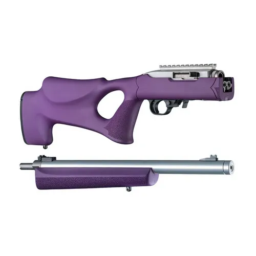 Hogue Ruger 10-22 Takedown Thumbhole OverMolded Stock .920in barrel Purple - Hogue