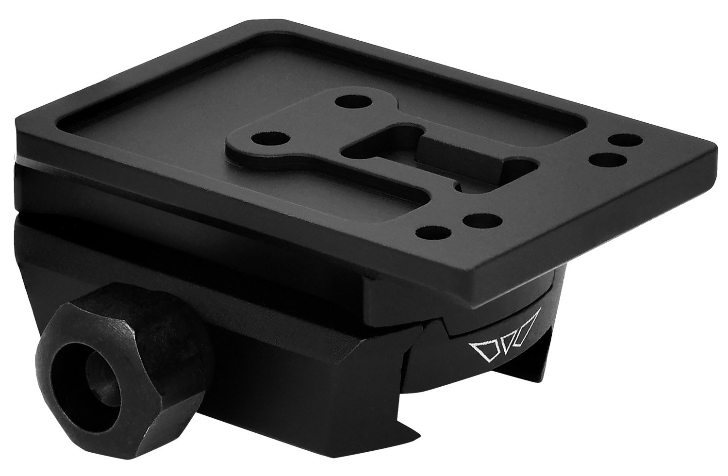 Warne 6104M Holosun AEMS Red Dot Riser Black Anodized Aluminum - Warne