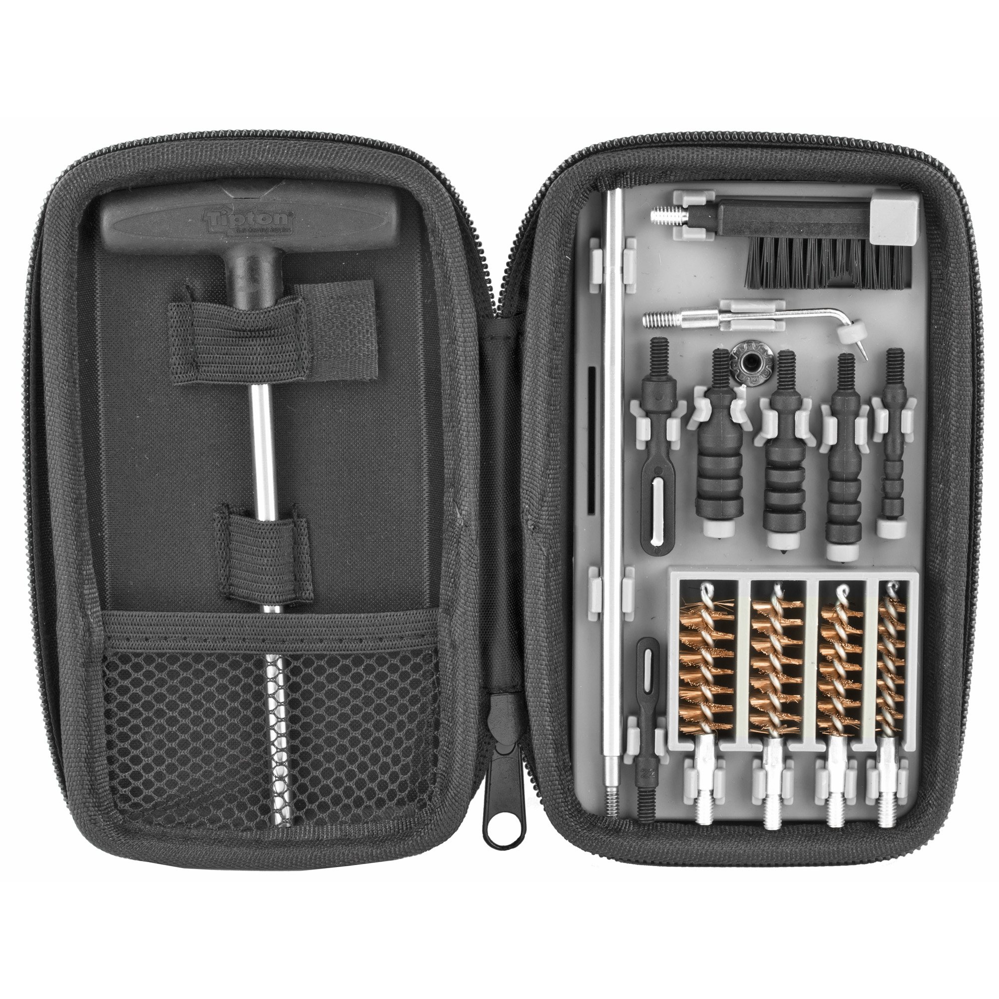 Buy Tipton 1082252 Compact Pistol Cleaning Kit .22-.45 Caliber, Carry Case online