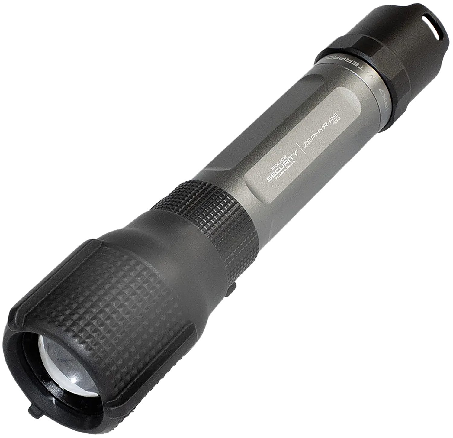 Lb Marketing 97712 Zephyr-RS Gray LED Flashlight 200/550 Lumens Rechargeable - Police Security Flashlights - 200/550 LUMENS