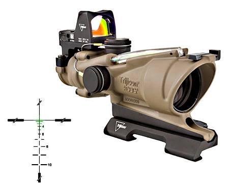 Trijicon ACOG TA31-D-100554 4x32mm .223 Crosshair Flat Dark Earth - Trijicon - 32MM