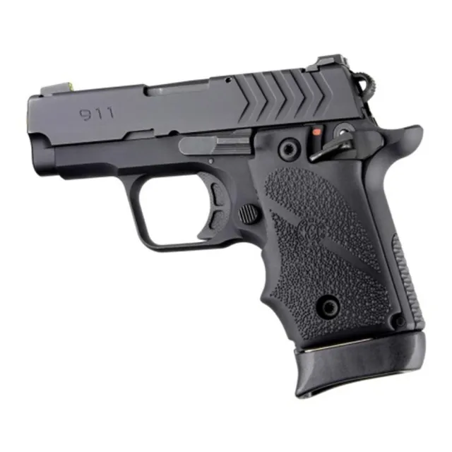 Hogue 48080 Overmolded Rubber Grip for Springfield 911 .380 Black - Hogue - .380