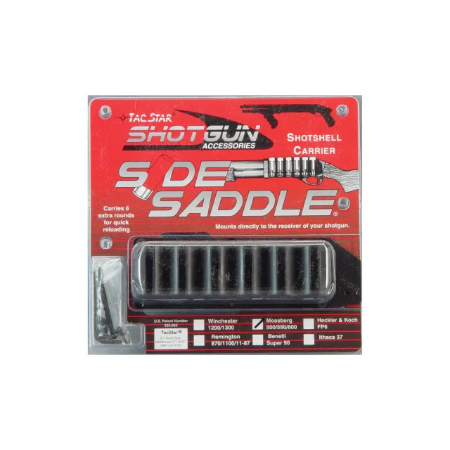 TacStar SideSaddle Mossberg 500/590 12 Gauge 6 Black - TacStar