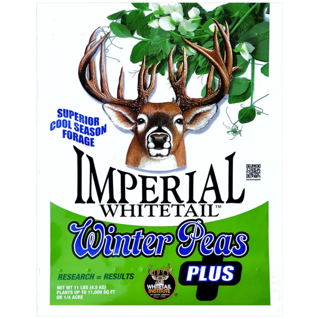 Whitetail Institute WP11 Imperial Winter Pea Plus 11 lb .25 Acre - Whitetail Institute