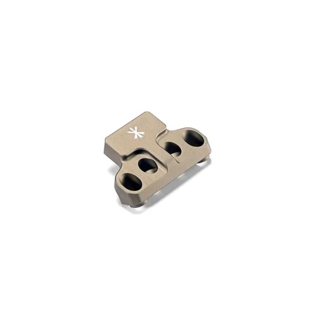 Unity Tactical FST-SOBF Offset Optic Base FDE, 7075-T6 Aluminum, 0.9 oz - UNITY Tactical