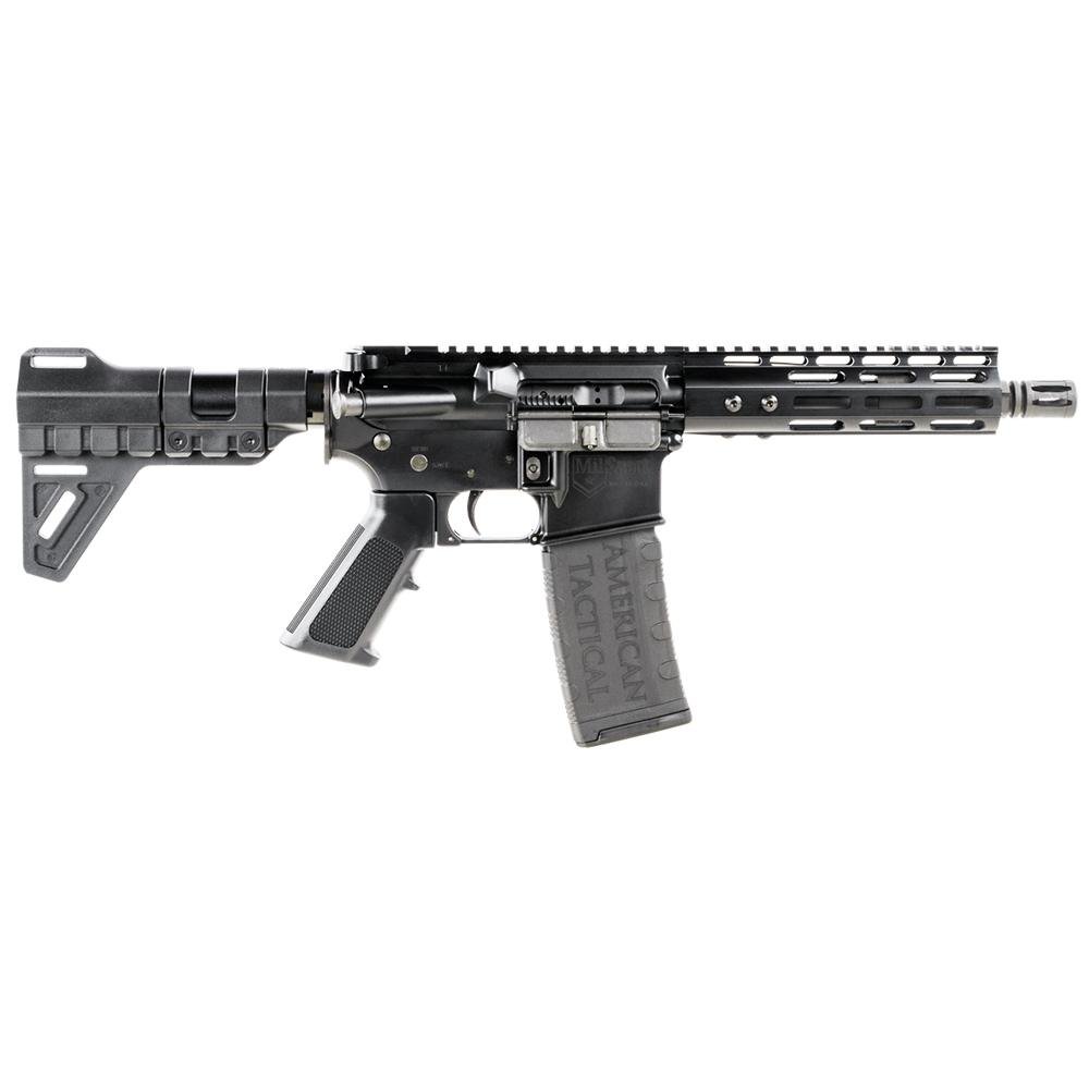 ATI ATIG15MS556ML7BL 5.56 NATO 7.5" MLOK Semi-Auto with Rear Brace - American Tactical Imports - 5.56 x 45mm