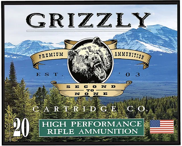 Grizzly Ammo GC44M+P3 44Mag+P+ 360gr Full Metal Jacket Flat Point 20 Per - GRIZZLY - 44 Rem Mag