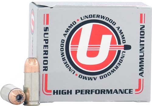 Buy Underwood 9mm Luger +P 115GR JHP 20RD Nickel-Plated Ammo online