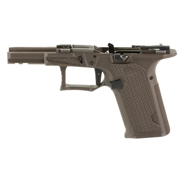 Lone Wolf Distributors Dusk Compact Textured Frame Brown Glock 19 - Lone Wolf Distributors - 9MM