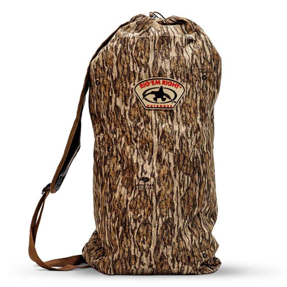 Buy Rig'Em Right Turkey Decoy Bag Padded Mossy Oak Bottomland online