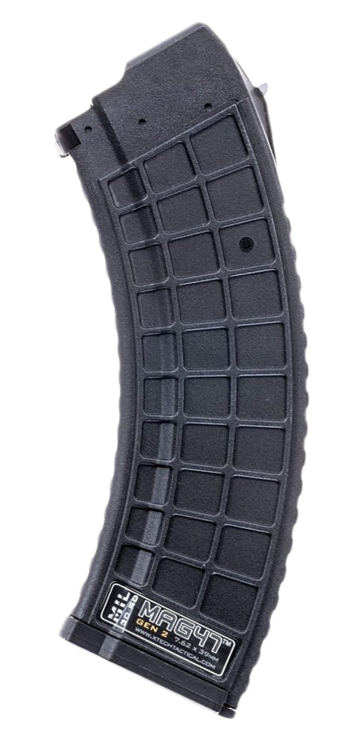 XTech Tactical XTT1152BLKMIL Gen2 7.62X39mm 30rd Magazine Black - XTech Tactical - 7.62X39mm