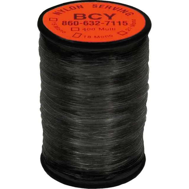Buy BCY 400 Nylon Serving Thread Black 100 Yards online