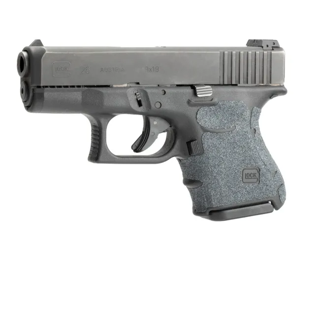 Hogue 18639 Glock 26 27 33 39 - Wrapter Grit Adhesive Grip - Black - Small Frame Sub-Compact Generation 3