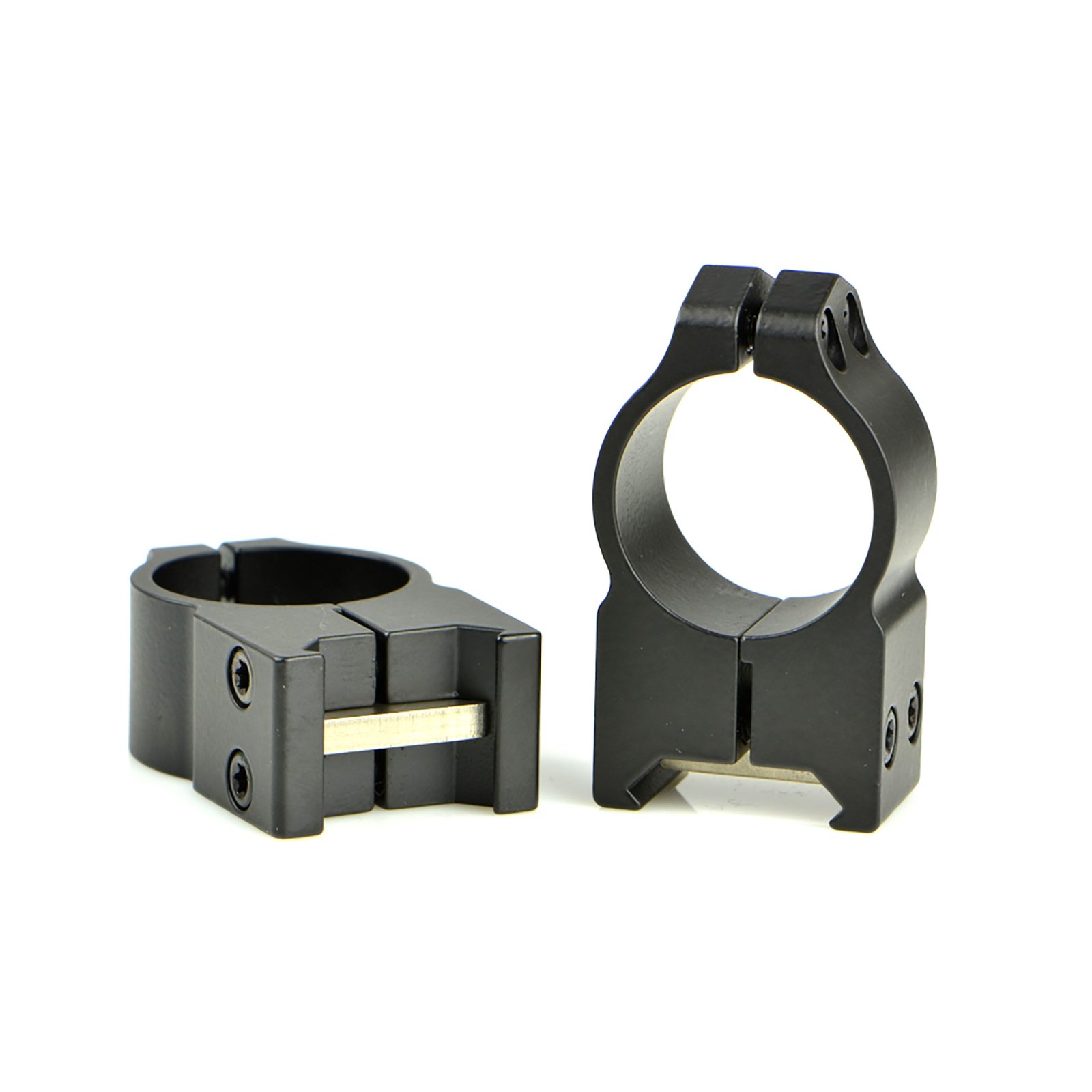 Warne 202M Maxima 1" High Matte Scope Rings, Sintered Steel, Black - Warne - 1"