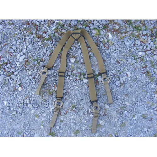 High Speed Gear 95HSS0OD Suspenders 1.5 In Webbing Elastic Shock-Cord Loops - High Speed Gear