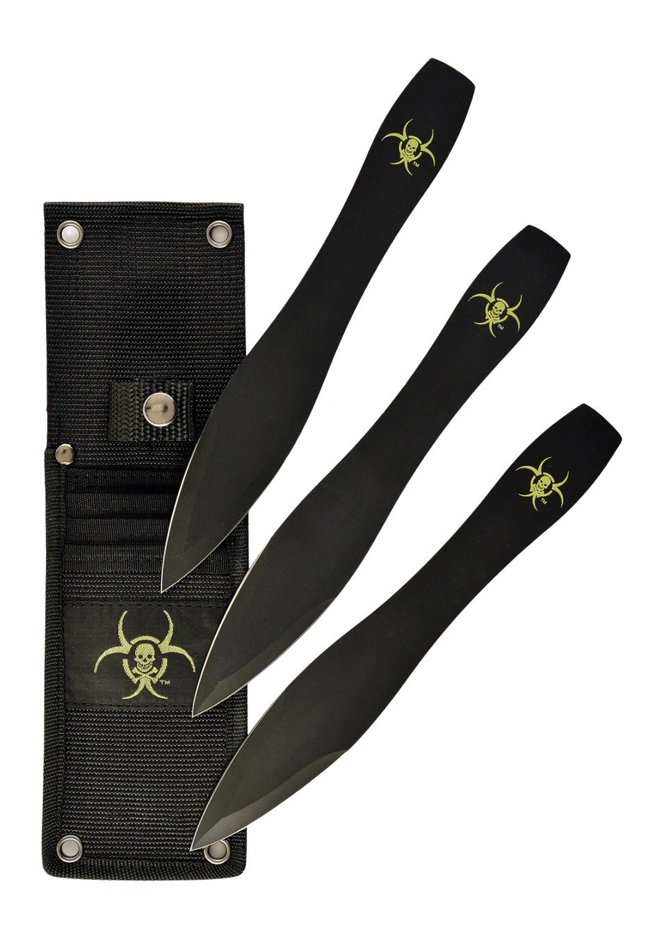 RUKO TK06A3B 420A Steel 9 In Fixed-Blade Double-Edge Throwing Knife - RUKO