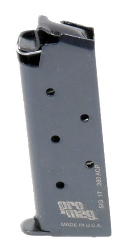 ProMag SIG17 Sig Sauer P238 .380 ACP 6 Round Blued Steel Magazine - Pro-Shot Products - 6RD