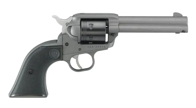 Ruger 2023 Wrangler 22 LR Revolver 4.62" Tungsten Cerakote 6 Shot - Ruger - 22 LR