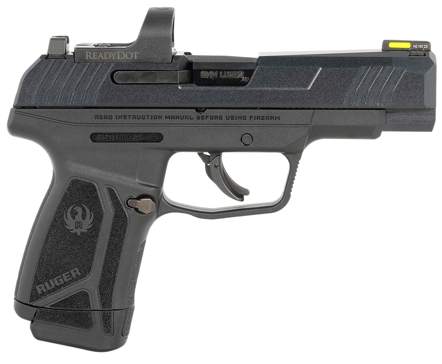 Ruger 3521 MAX 9 9MM 12Rd Optics Ready Black - Ruger - 9MM