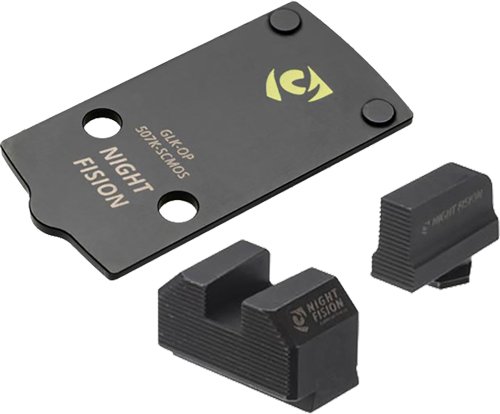 Buy Night Fision Optic Plate + Backup Sight Combo Black Holosun 507K online