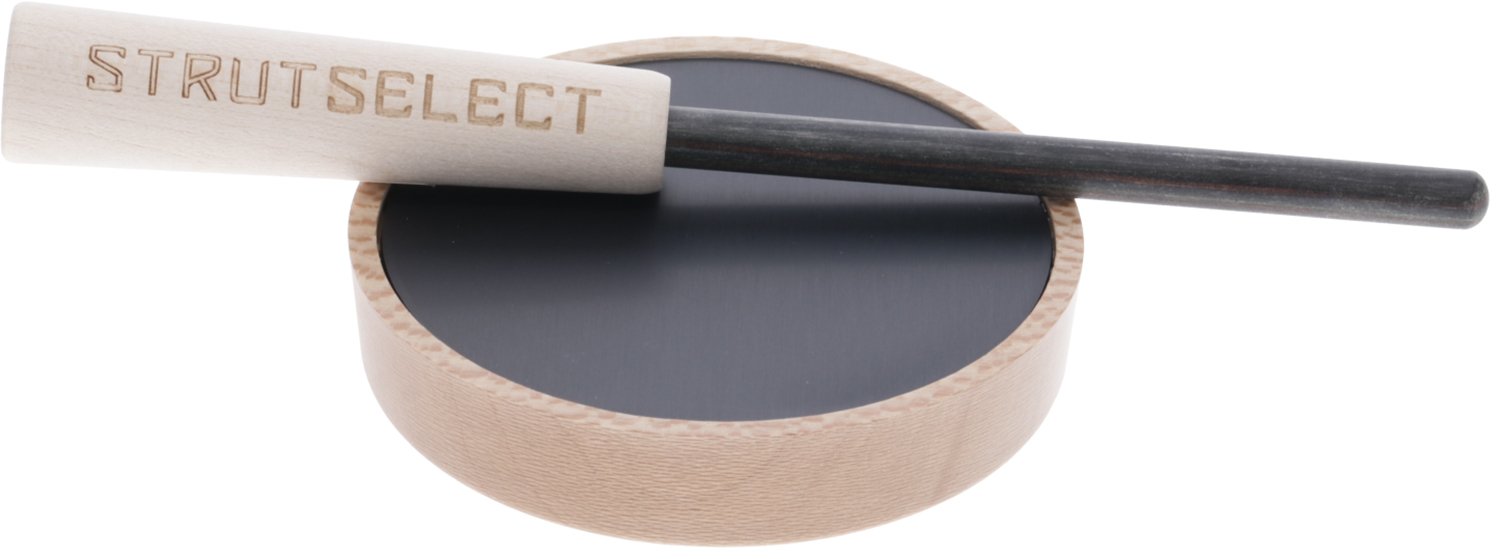 Drury Outdoors HS-DOD-PC Signature Turkey Pot Call Sycamore/Aluminum - GSM Outdoors