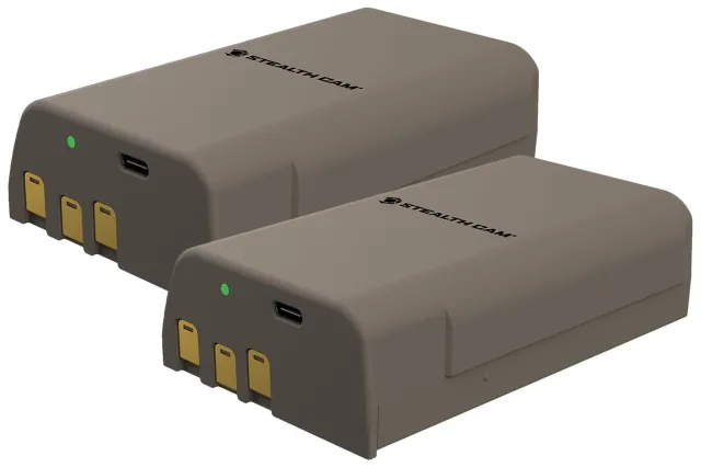 STEAL Stealth Cam STC-RCBAT-2PK 5000mAh Rechargeable Pack - STEAL