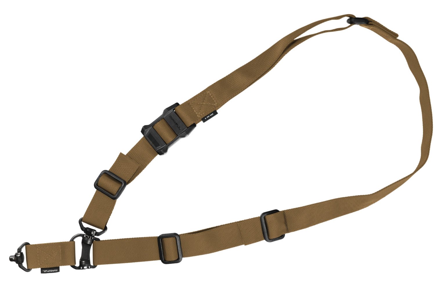 Magpul MAG953-COY MS4 QDM Sling 1.25" Coyote Nylon Adjustable Sling - Magpul Industries