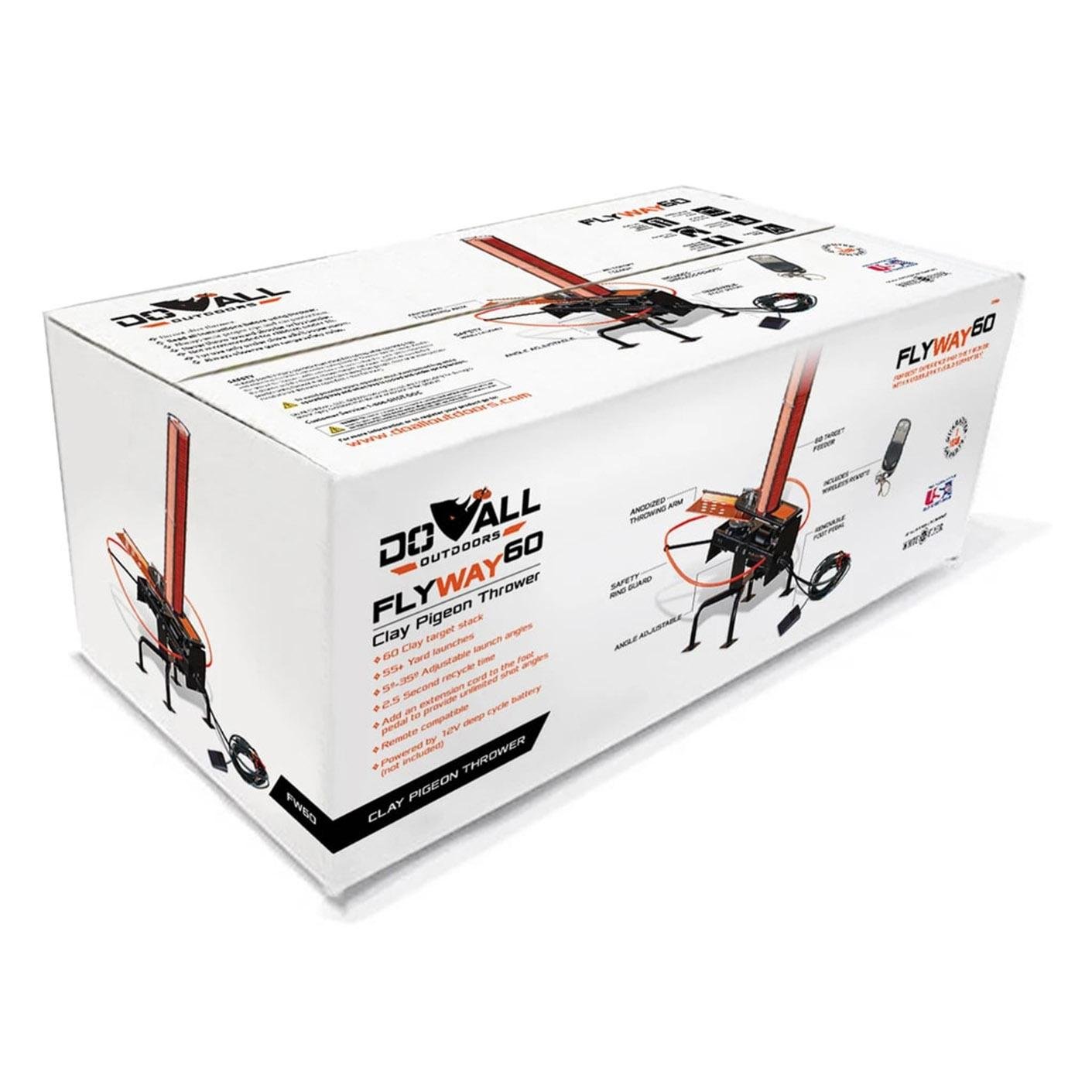 Buy Do-All Outdoors FW60 FlyWay 60 Clay Thrower, 60 Feeder, Wireless Remote online
