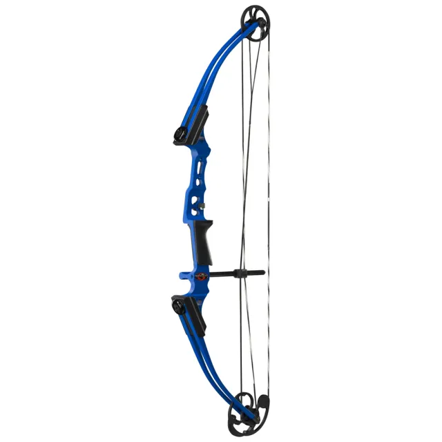 Genesis 11416 Mini Bow Blue LH, 6-12 lbs Draw, 14-25" Length, 29.5" Axle - Genesis Arms