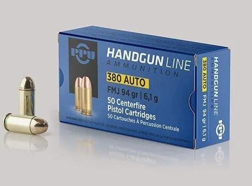 Buy Prvi Partizan PPH380AF 380ACP 94gr FMJ Ammo 50 Rounds online