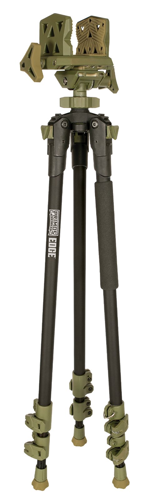 Primos Edge Tripod Aluminum 31-59 in Dark Earth 360 Panning Clamp - Primos