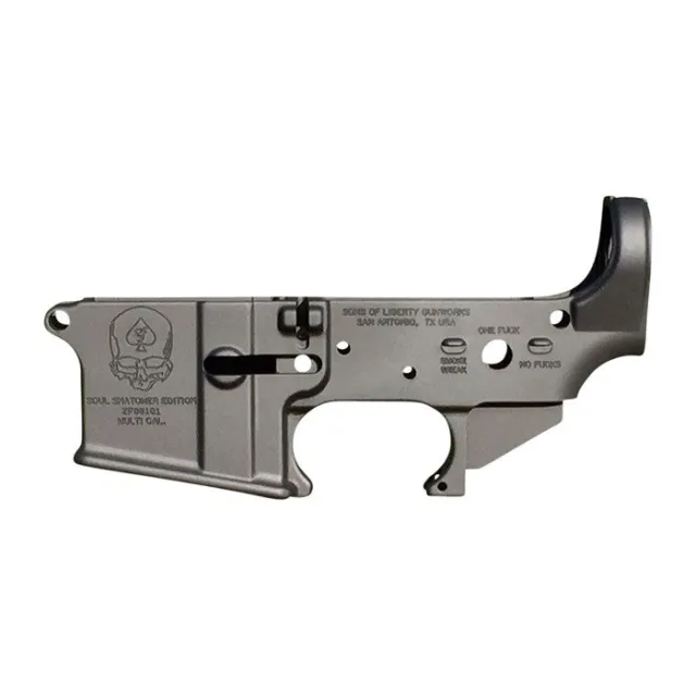 Sons OF LIBERTY GUN WORKS SOUL SNATCHER STRIPPED LOWER RECEIVER BLACK