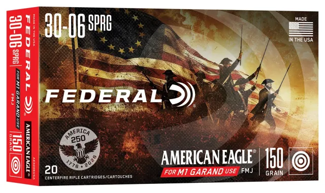 Buy Federal Premium Ammunition AE3006USA .30-06 Springfield 150gr FMJ 20rd online
