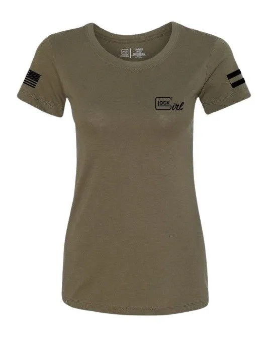 Buy Glock AP96368 Glock GIRL FLAG TEE M GRN online