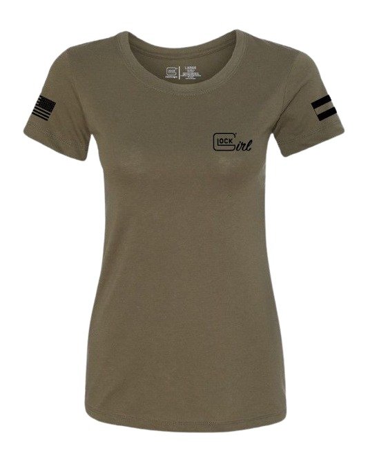 Buy Glock AP96370 Glock GIRL FLAG TEE XL GRN online