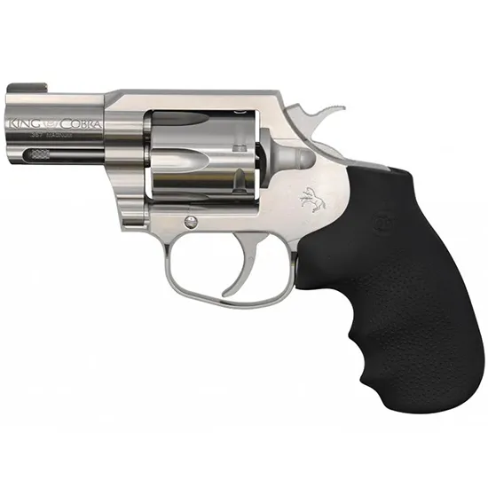 Colt King Cobra 357Mag 2" SS Blem - DAO, Heavy-Duty Frame, Brushed Stainless, Hogue Overmolded Grips, 6 Rounds, 26 oz. - Colt - .357 Magnum