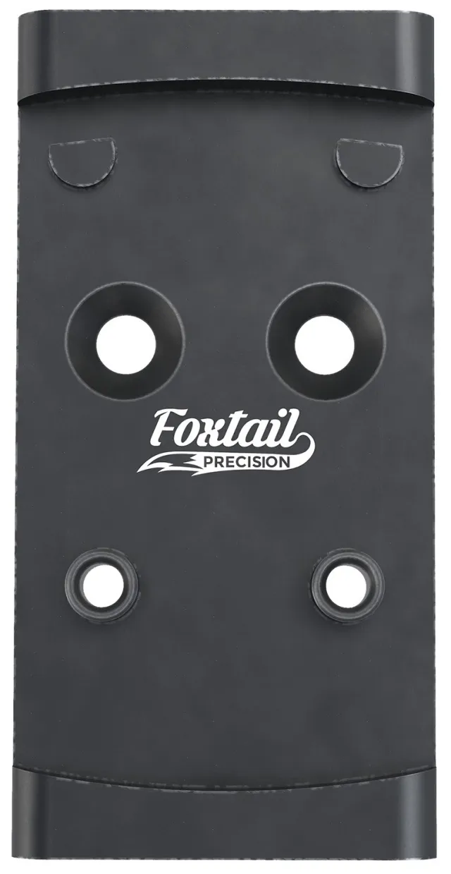 Foxtail Precision 100010 Adapter Plate Black Anodized Aluminum Glock MOS - FoxPro