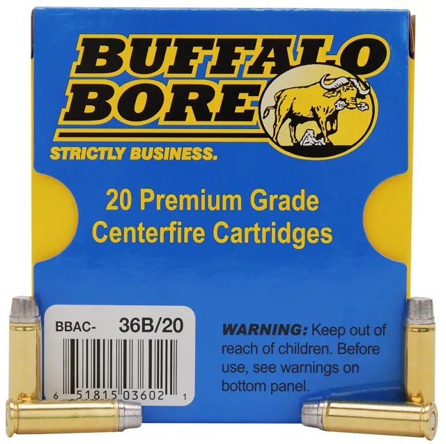 Buffalo Bore 36B20 32H&R Mag +P 130gr Hard Cast Ammo 20/Box - BBA - 32 H&R Mag for sale at Keys Gun Shop