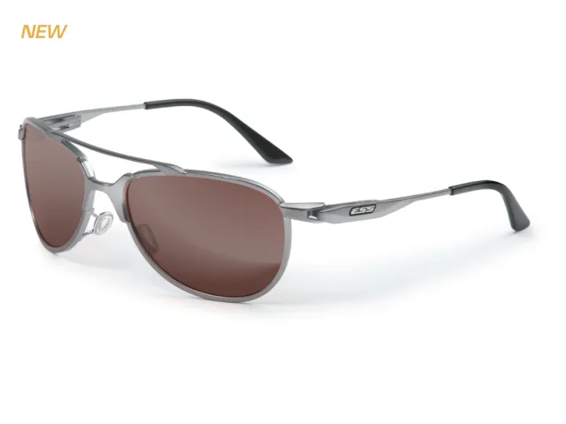 ESS inVINCEible Aviator Ballistic Sunglasses Matte Black Frame