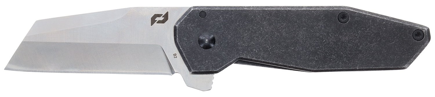 Schrade Slyte Compact Folding Knife D2 2.4 In Dark Stonewash Frame Lock - SCH