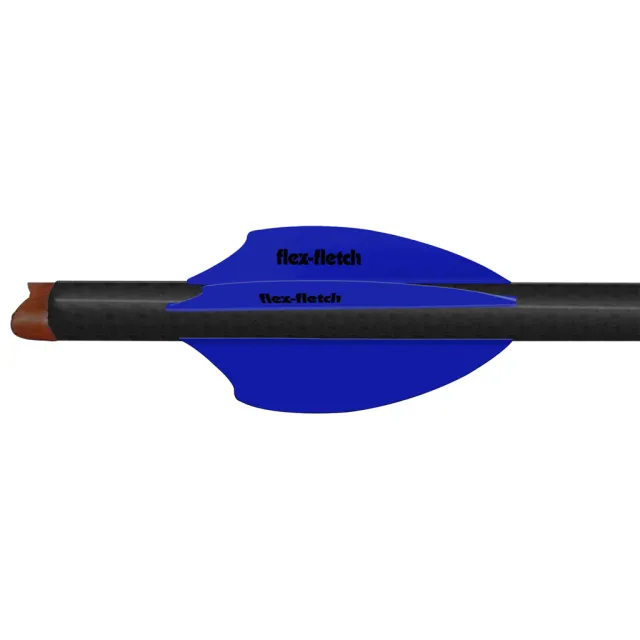 Flex Fletch SK-2-BLU-100 Vanes Blue 2 Inch 100 Pack - Flex Fletch