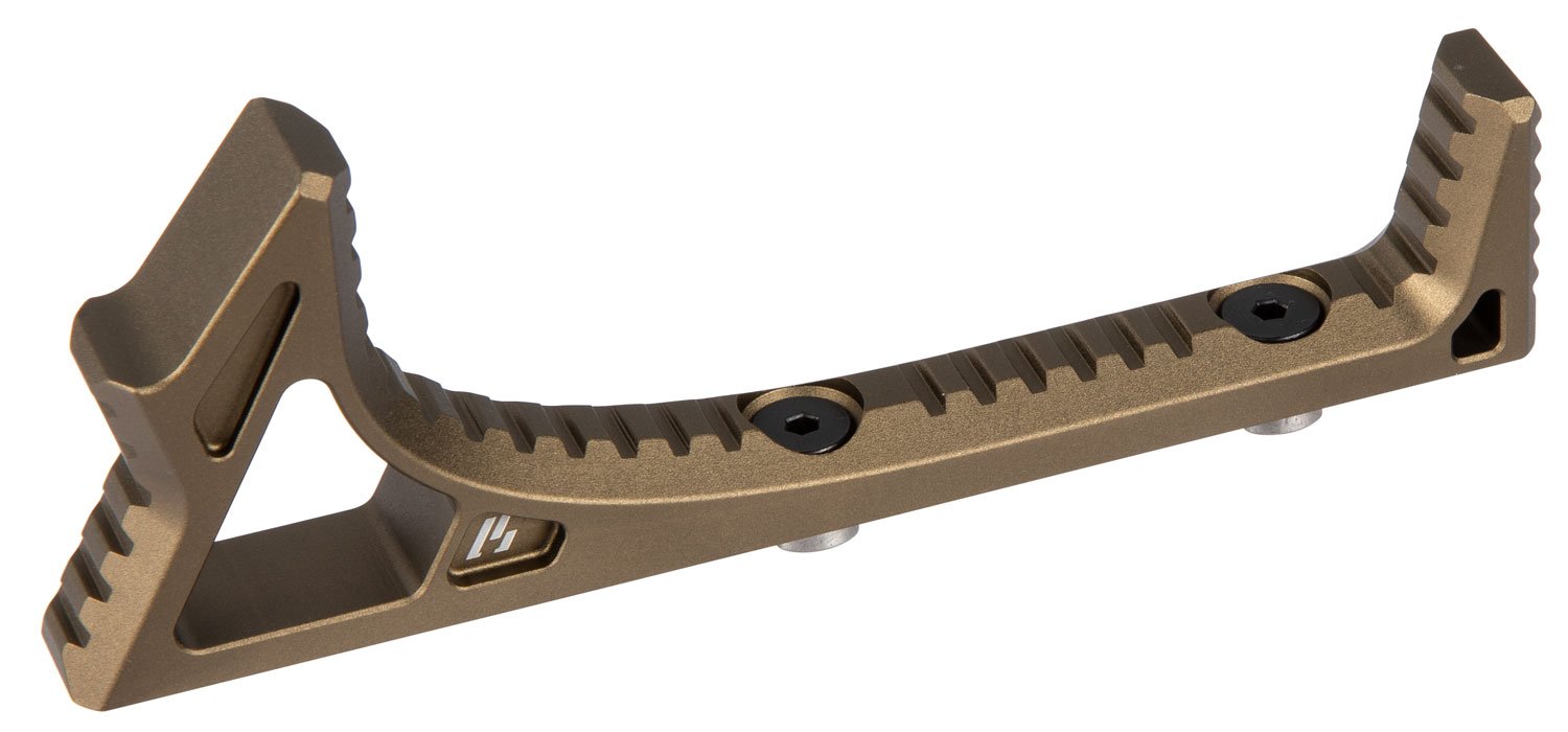 Strike Industries LINKCFGFDE Curved ForeGrip FDE Aluminum 1.74" - Strike Industries
