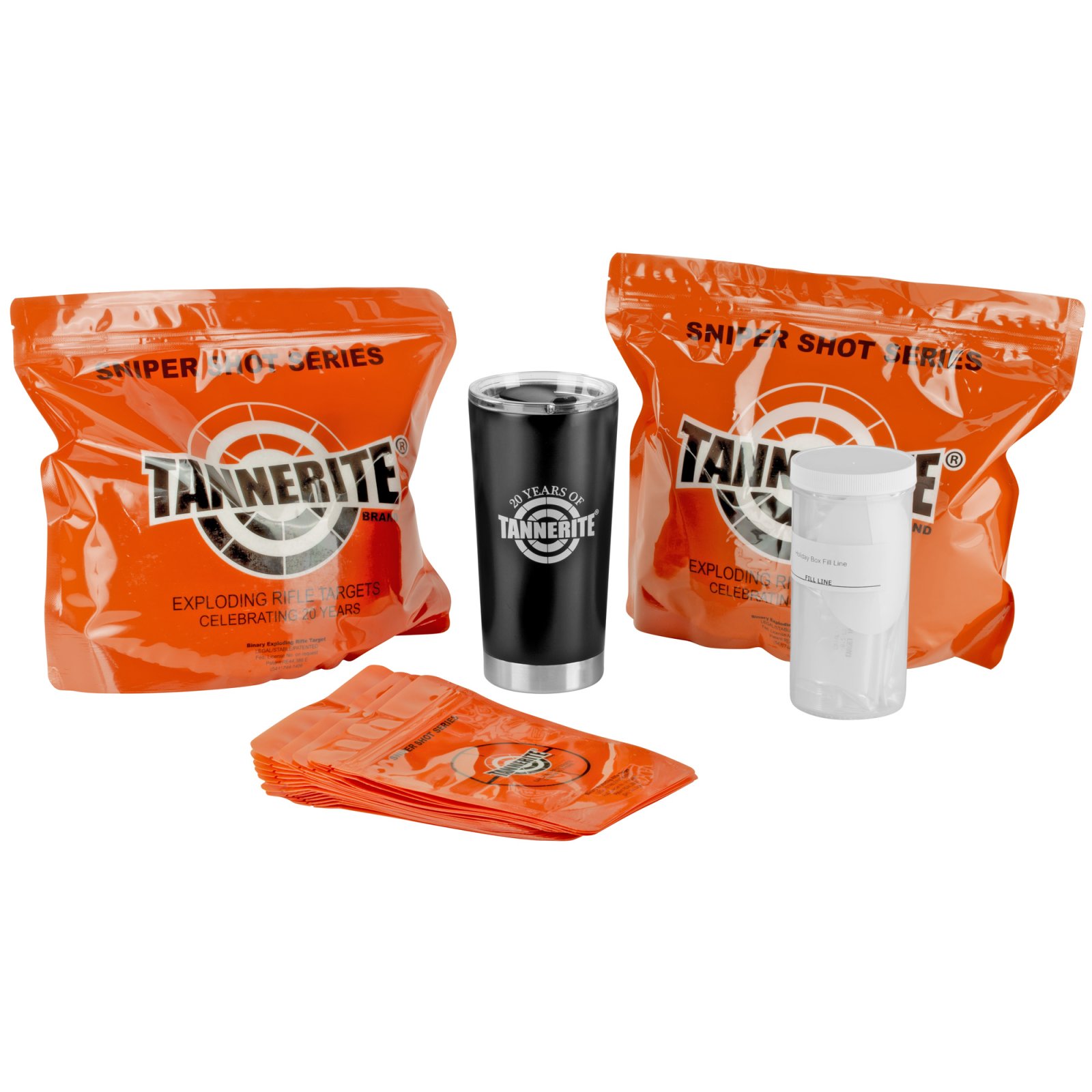 Tannerite GIFTPACK 10lb Mix 20 Targets Thermal Tumbler Kit GPACK10 10 LB - Tannerite - 10 LB
