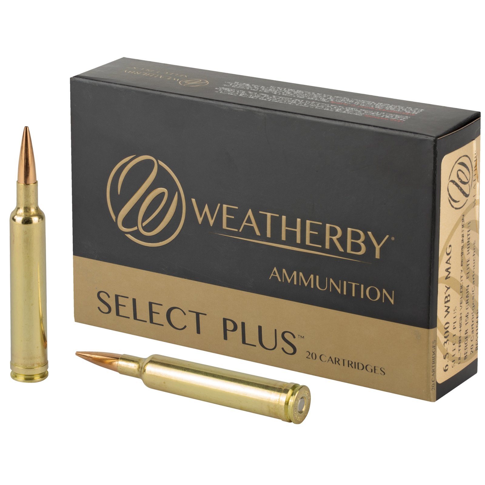 Weatherby Select Plus 6.5-300 Mag Ammunition 156Gr R653156EH - Weatherby - 6.5-300 WBY Mag