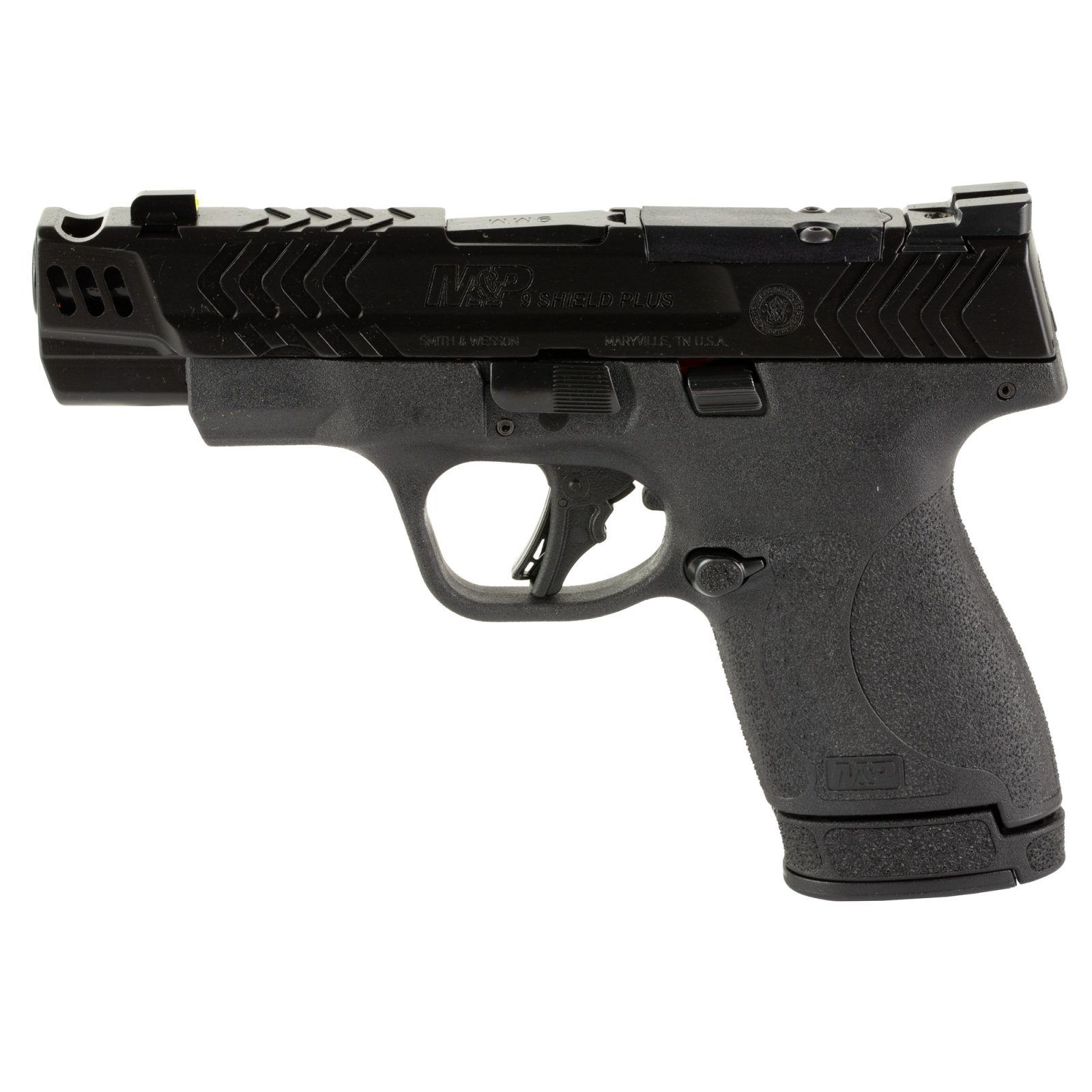 Smith & Wesson 13990 M&P 9mm Shield Plus 15+1 Night Sights Black - Smith & Wesson - 9mm