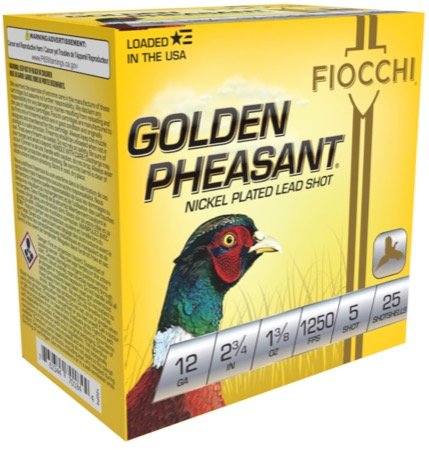 Buy Fiocchi GoldenPheasant 12ga 2.75" Sz5 1 3/8oz Shotgun Ammo online