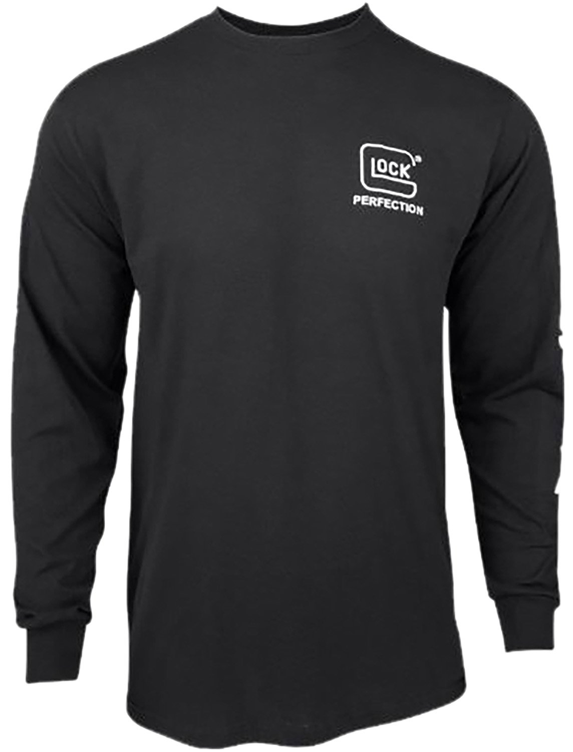 Glock AP96103 Perfection Long Sleeve Tee Black 3XL Pre-Shrunk Cotton - Glock
